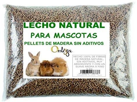 PELLETS para LECHO DE Conejo, COBAYA, Hamster 5 KG