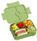 LEIKEEGO Brotdose Kinder mit Fächern Auslaufsicher Lunchbox Kinder Brotdose Kinder für Mädchen & Jungen, Jausenbox Kinder für Kindergarten & Schule (Grün)