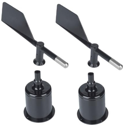 ibasenice 2stücke Teiliges Windindikator-gehäuse Aus Widerstandsfähigem Abs Robustes Wettersensor-gehäuse Für Windrichtungsmessung Langlebige Schutzabdeckung Für Wetterstation-windsensor Gee