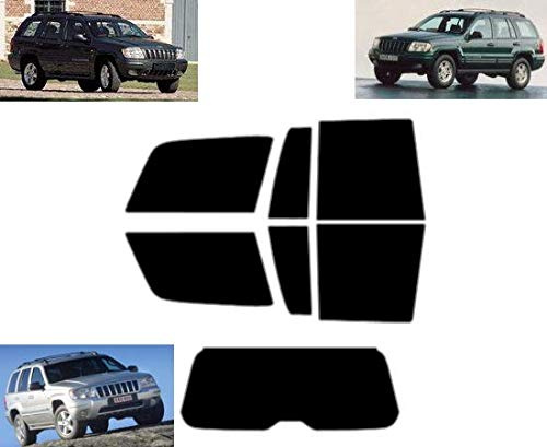 Tintcom.com Láminas Solares para Tintar Las Lunas del Coche-Jeep Grand Cherokee 1999-2005 Ventanas Traseras & Luna Trasera (20% Oscuro Ahumado)