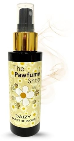 The Pawfume Shop - Daisy Barks @ Jacobs - Female Dog Perfume Spray - For all Breeds & Sizes - For Fresh Scent & Odour Control - Gentle on Skin & Long-Lasting Fragrance - 100ml