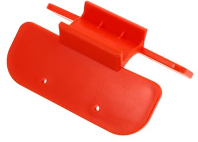 BESTonZON Bullnose-trimmregel Trimmlehre Für Stuhlschiene Bündige Oberfräse Bullnose-ecklehre Trimmlehre Für Fußleiste Bullnose-eckenmarkierungswerkzeug Rot Plastik Sockelleiste Boden