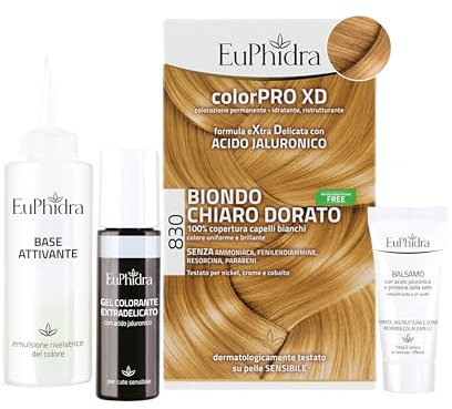 Euphidra ColorPro XD - Tinte para Cabello, 830 Rubio Dorado Claro, 100 ml
