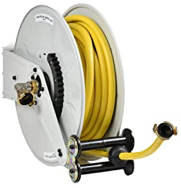 Ebinger Automatik Schlauchaufroller OSM 310 Stahl lackiert 15m 1/2 PVC Gewebeschlauch