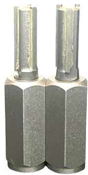 MurerPoint 3 Cutter Masonry Chisel Mortar Rake - 10mm | TCT Chisel Mortar Masonry Joint Raking Router with 26mm Cutting Depth | Repointing Raker Tool, Fast Removal of Old Mortar & Brickwork Pointing