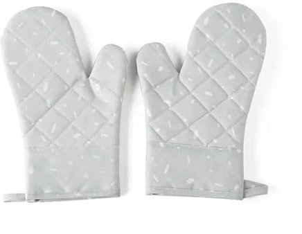 2pcs Microonde Guanto Houshold Antiscivolo Cotone BBQ Forno Guanti Guanti Da Forno Guanti Da Forno Resistente Al Calore Presine Da Cucina Guanti Da Forno In Silicone