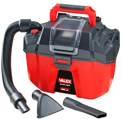 Valex Aspiratore a Batteria 1350145, Rosso