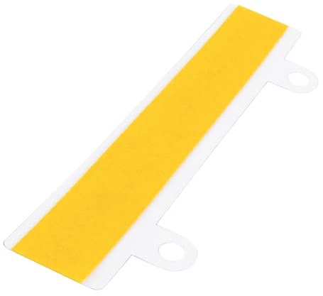 KS24 Products Heftstreifen zum Kleben, transparent, 100 Stück | Abheftstreifen selbstklebend, ungeschlitzt, für Mappen & Ordner