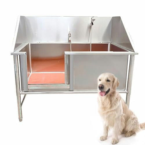 Station de lavage pour chien et chat en acier inoxydable, baignoire de toilettage pour chien, station de bain pour chien de compagnie, baignoire pour chien, station de lavage pour chien, bai