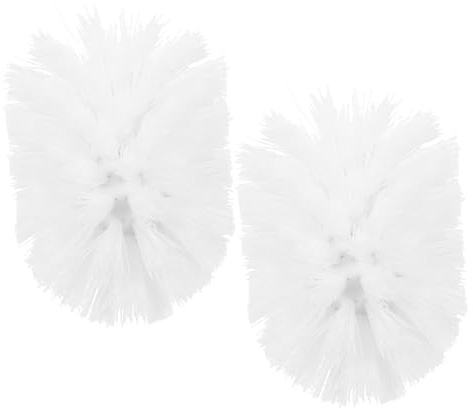 MOLUCKFU 2piezas Cabezal De Repuesto para Cepillo De Inodoro Cabezal para Limpieza De Baño Herramienta Eficaz para Mantener El Inodoro Limpio Compatible La Mayoría De Escobillas