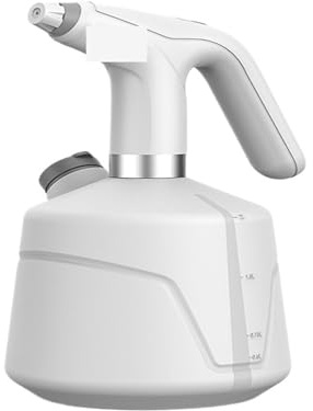 Pulverizador electrico, Botella pulverizadora eléctrica for Plantas, 900ml/2L, regadera automática for jardín, Boquilla Ajustable, pulverizador de Agua 2000mAh(2L with rod-01)