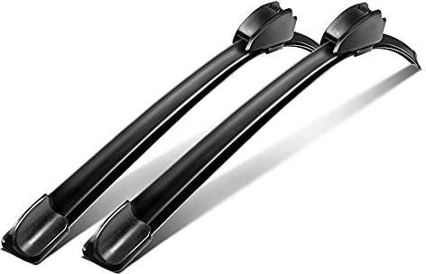 600mm 480mm Good Wiper AERO 2x Front Scheibenwischer mit Hakenbefestigung Wischerblätter Set für Frontscheibe Scheibenwischerblätter Satz Premium Qualität. INION