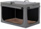Petsfit trasportino per cani, design strutturale regolabile, Cuccia per cane per auto pieghevole, con tappetino spesso per interno e esterno,Grigio, 61x46x43CM