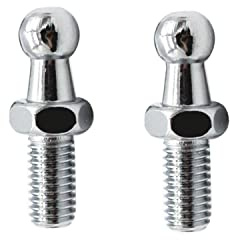 SHLPDFM 2x Kugelzapfen Kugelbolzenschraube Kugelkopf 10mm M8 Gewinde