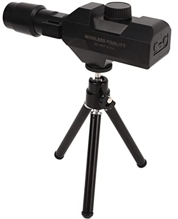 WiFi WiFi Digitalteleskop, Teleskop für Erwachsene, 70-facher Zoom 1920 X 1080 Monokularkamera- mit Stativ 1/4-Schraubengelenken für die Vogelbeobachtung