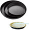 AKOLAFE 3 stampi per quiche con 3 misure, con fondo di sollevamento, Ø 20 cm, 24 cm e 28 cm, antiaderente, per torte di frutta, in acciaio al carbonio per quiche, torte, torte