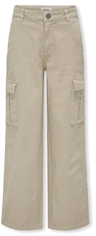 Only KOGYARROW-VOX STR Cargo Pant PNT Noos Pantalon, Pumice Stone, 152 Fille