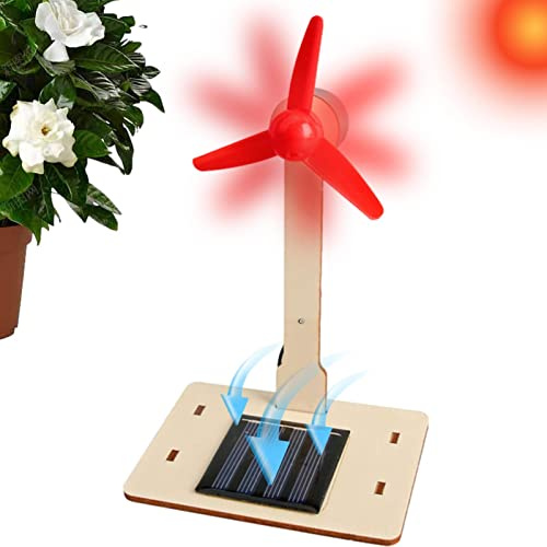 Windmühle mit Solarenergie – Modell der Solar-Windmühle, Basteln, Lern- und Bildungsspielzeug, ein tolles Ostergeschenk für Halloween, Weihnachten