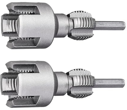 PVC Rohrgewindeschneider – 13mm & 19mm Innen- Außengewinde Schneideisen | PVC Gewindeformer | Rohrgewinde Werkzeug für Baustelle Außenbereich Werkstatt Sanitärinstallation Handwerk