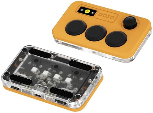 KEEBMONKEY Sayo O3C OSU Rapid Trigger Hall-Effekt-Tastatur mit Joystick und Bildschirm, CNC-Aluminium-RGB-Einhand-Makro-Pad für Rhythmusspiele, USB-C benutzerdefinierte programmierbare Tastatur (Gelb