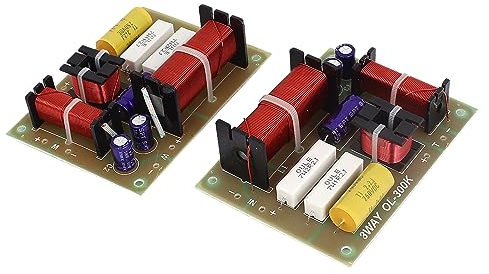 sourcing map 2pcs 180 W filtres croisés 3 voies diviseur de fréquence