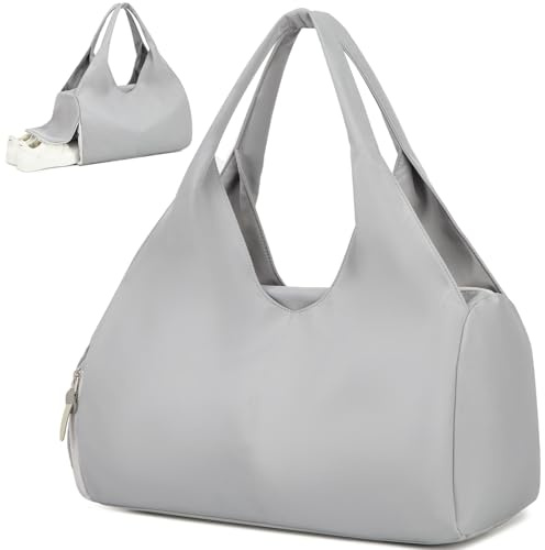 Sporttasche Damen Reisetasche Handgepäck mit Schuhfach & Nassfach | 600D Nylon Trainingstasche kleine Gym Tasche für Yoga Sauna Schwimmen Weekender