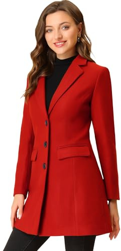 Allegra K Basic Coat Capa básica Mujer