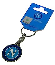 SSC NAPOLI, Portachiavi Logo Unisex Adulto, Azzurro