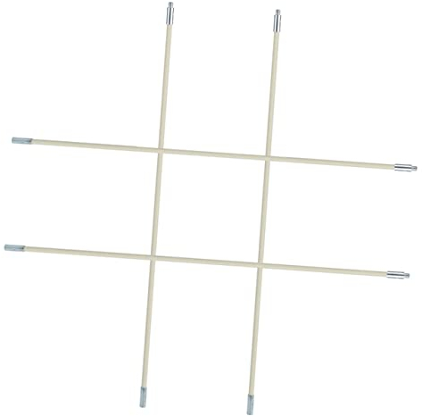 ABOOFAN 4pcs Dryer Vent Cleaning Brush Rods Multi-function Chimney Sweep Tools for Kitchen and Fireplace Use