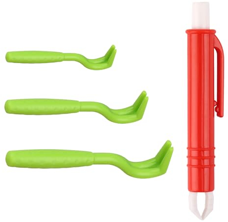 KEWUZY Zeckenzange Zeckenhaken Zeckenentferner, 3er Set Zeckenhaken Und 1er Set Zeckenpinzetten, Zeckenzange Bieten Menschen Und Tieren Eine Einfache, Bequeme Und Sichere