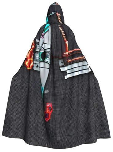 SamLng Darts Pfeile Kapuzenumhang für Erwachsene - Ideal für Cosplay, Weihnachten, Maskerade, Halloween, Ostern Karneval Partys
