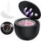 Accwork Ultrasonic Retainer Cleaner, 45kHz Ultrasonic Denture Cleaner with 4 Modes, Digital Timer, 200ML Ultrasonic Cleaning Machine for Dentures, Mouth Guards, Toothbrush (Black)