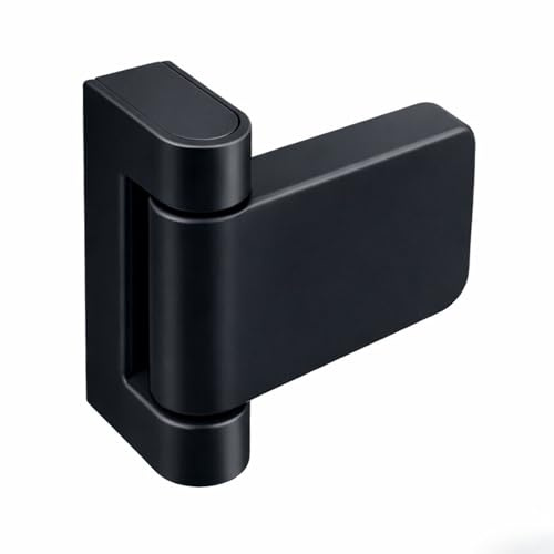 UAP 3D Adjustable T Flag Axis Door Hinges - High Security for All External uPVC Doors - Universal, Non-Handed Design for Optimal Functionality and Versatile Installation (21mm Rebate, Black)