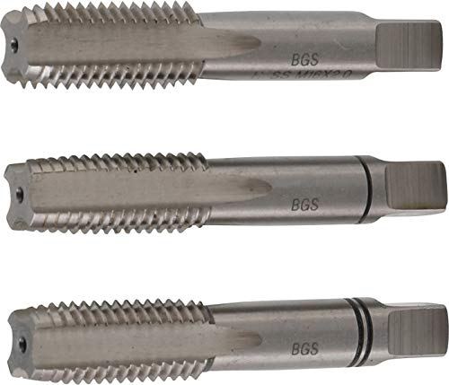 BGS 928 | Gewindebohrer-Satz | Vor-, Mittel- und Fertigschneider | HSS-G | M16 x 2,0 | 3-tlg.