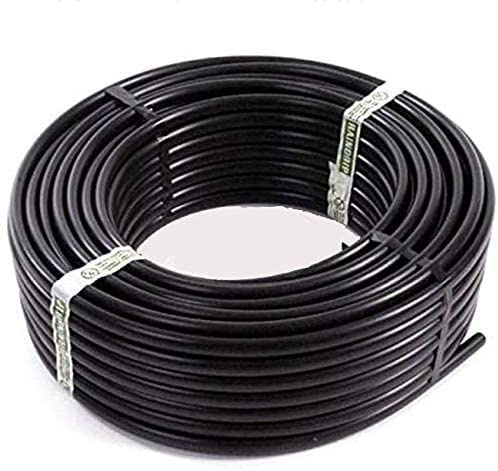 Suinga Tuyau en polyéthylène 16mm | Tuyau agricole 16mm 4 bar 200 mètres | Tuyau d'irrigation 16mm | Tuyau d'irrigation 16 mm | Tuyau d'irrigation goutte à goutte 16 mm, noir