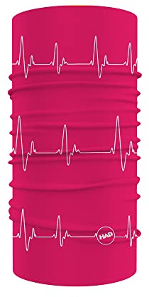 H.A.D.© Reflectives Multifunktionstuch mit Reflektor, Polyester, one size (Pulse Reflective Fuchsia, pink)