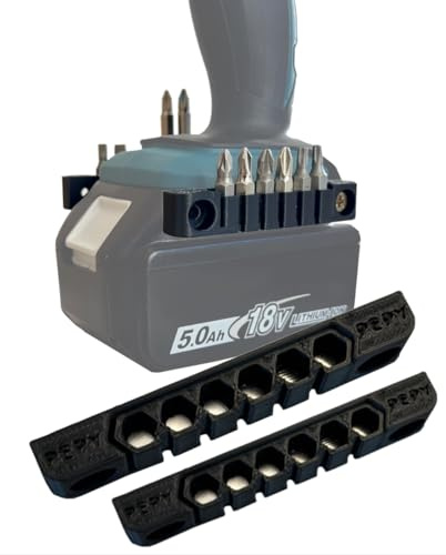 Offre Éco x2 – Porte-Embouts Magnétique Réversible pour Visseuse à Choc – Compatible avec Makita - Compatible avec Milwaukee - compatible avec Parkside – Capacité 6 Embouts
