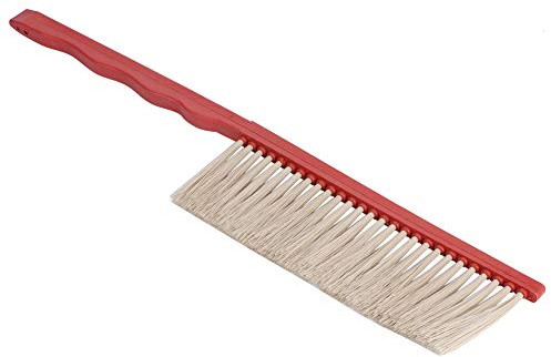 Professional Bee Brush Beekeeping Equipment Single Row Beehive Cleaning Tool with Ergonomic Plastic Handle for Apiary Maintenance 40.5cm 2 Pack