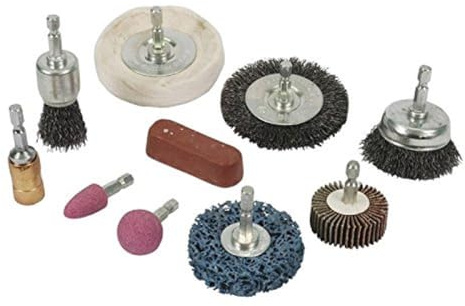 Silverline 918557 Cleaning and Polishing Kit 10pce 6 mm