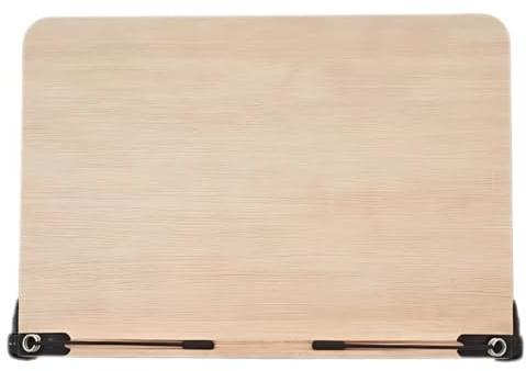 AddValue Multi Book Stand O102 | Adjustable Angles | Supports Books, Tablets, Laptops | Portable & Foldable | Sturdy MDF Material