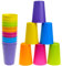 MEIYAXINWIN 12 Stück Bunte Plastikbecher 160ML Trinkbecher Kinder Becher Plastik Stabile Mehrweg Party-Becher Wiederverwendbare Trinkbecher Hartplastik Mehrwegbecher für Party (6 Farben)