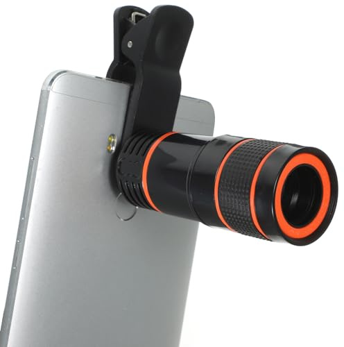 PartyKindom Telephoto Lens for Phone Camera Clip Magnifier Telescope Lens for Smartphones for Outdoor Photography and Zooming Distant Objects