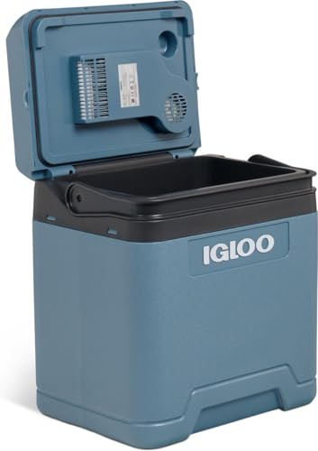 Igloo IE - Tragbare Thermoelektrische Kühlbox - 12V/230V - 20 °C unter Umgebungstemperatur - Mini Kühlschrank für Camping, Auto