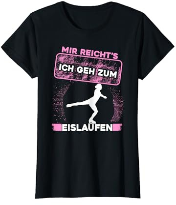 Eiskunstlauf Damen Schlittschuhe Eiskunstlaufen Mädchen T-Shirt