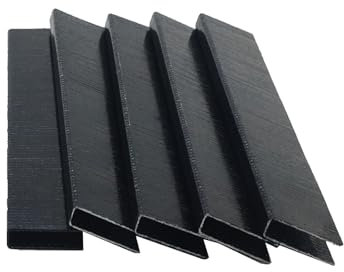 Brad Nails,Staple Gun Staples(16mm),For Jovant Electric Stapler Nailer,(Galvanized Black Hardened 2640 Counts(one Kinds Of Package Box)