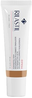 Rilastil Difesa Make Up, Fondotinta Correttivo Lenitivo ad azione anti-rossore. Tonalità 03, 30 ml