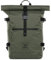 Rucksack Kane Roll-Top Kurierrucksack XL groß - PET recycelt, wasserabweisend - Wander-Rucksack Laptop-Fach 15 Zoll Olive-grün