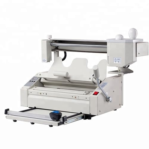 Hot Melt Binding Machine, A3/A4 Desktop Glue Book Binder with Milling Device, Perfect for Office & Home Use