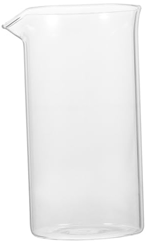 Mobestech Verre de Remplacement Bec Verseur pour Cafetière à Piston 350ml et Matériau en Verre pour Infusion de Thé et Café la Maison