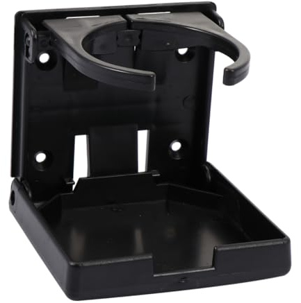 Healifty Portavasos Plegable para Bebidas Abs Negro 2 Piezas Ajustable para Coche y Vehículo Eléctrico Uso Diario Portavasos Estante Plegable Multifuncional